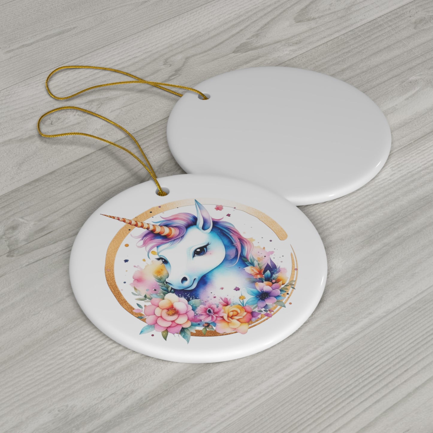 Unicorn Ceramic Ornament