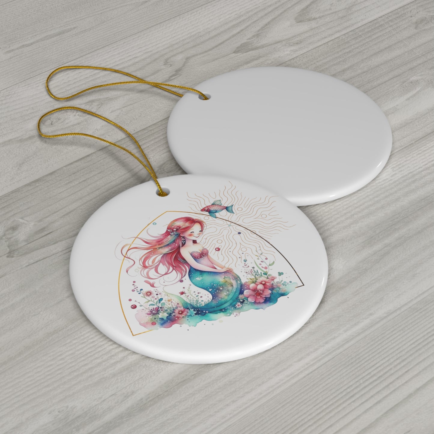 Mermaid Ceramic Ornament