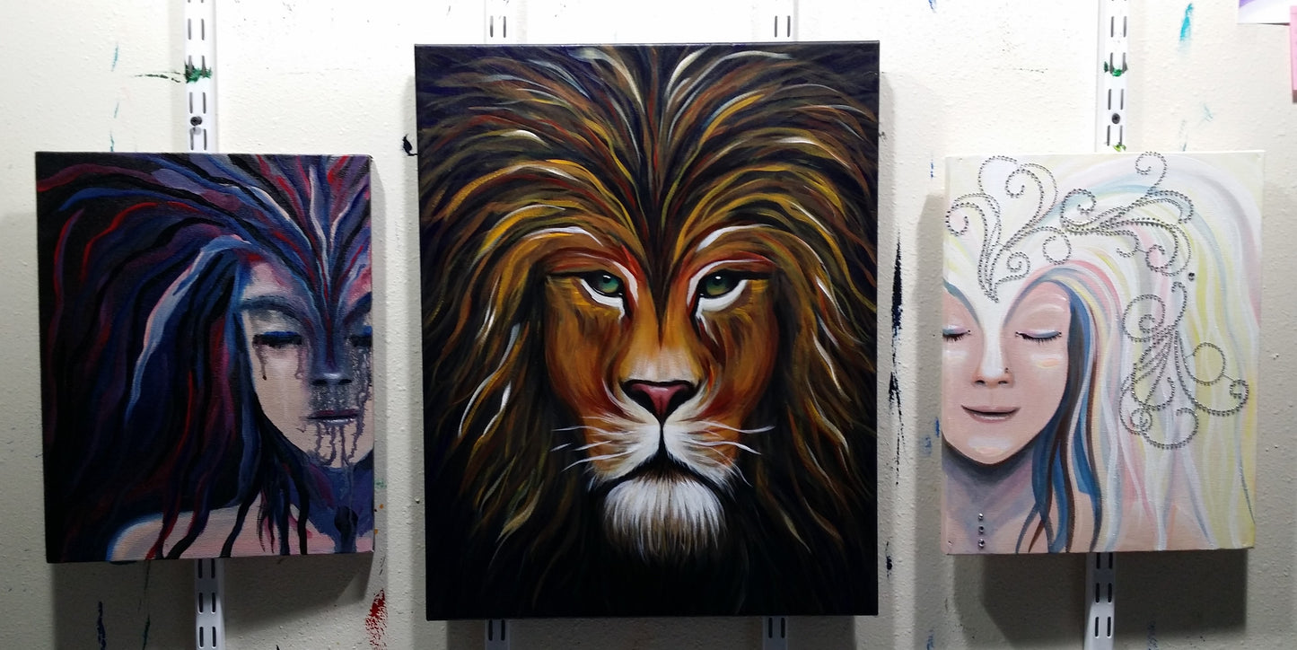 Agony, Strength, Peace Original Art