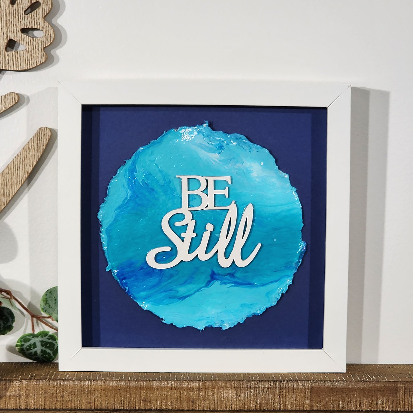 Be Still (circle) WordArt Collage