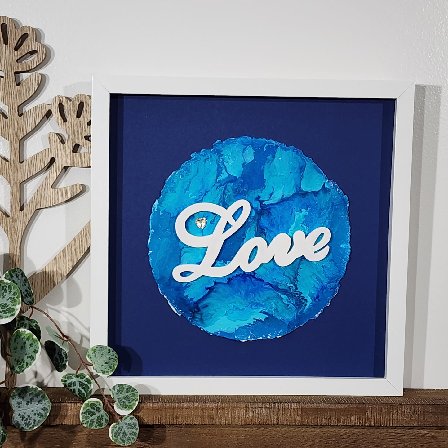 Love (circle) WordArt Collage