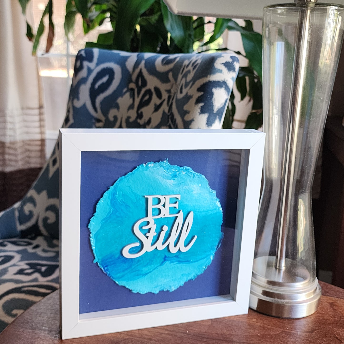 Be Still (circle) WordArt Collage