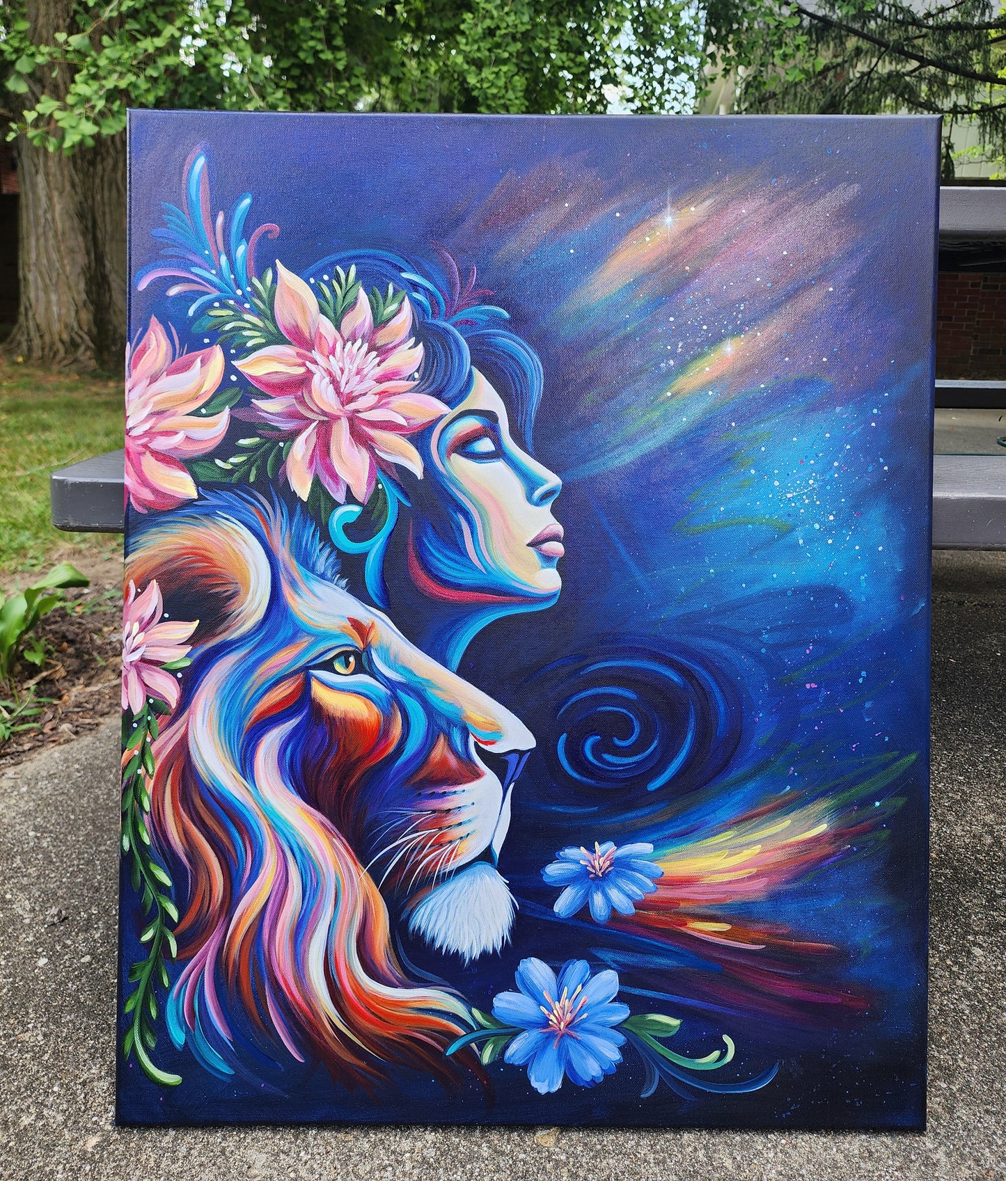 Gathering Might Original Art