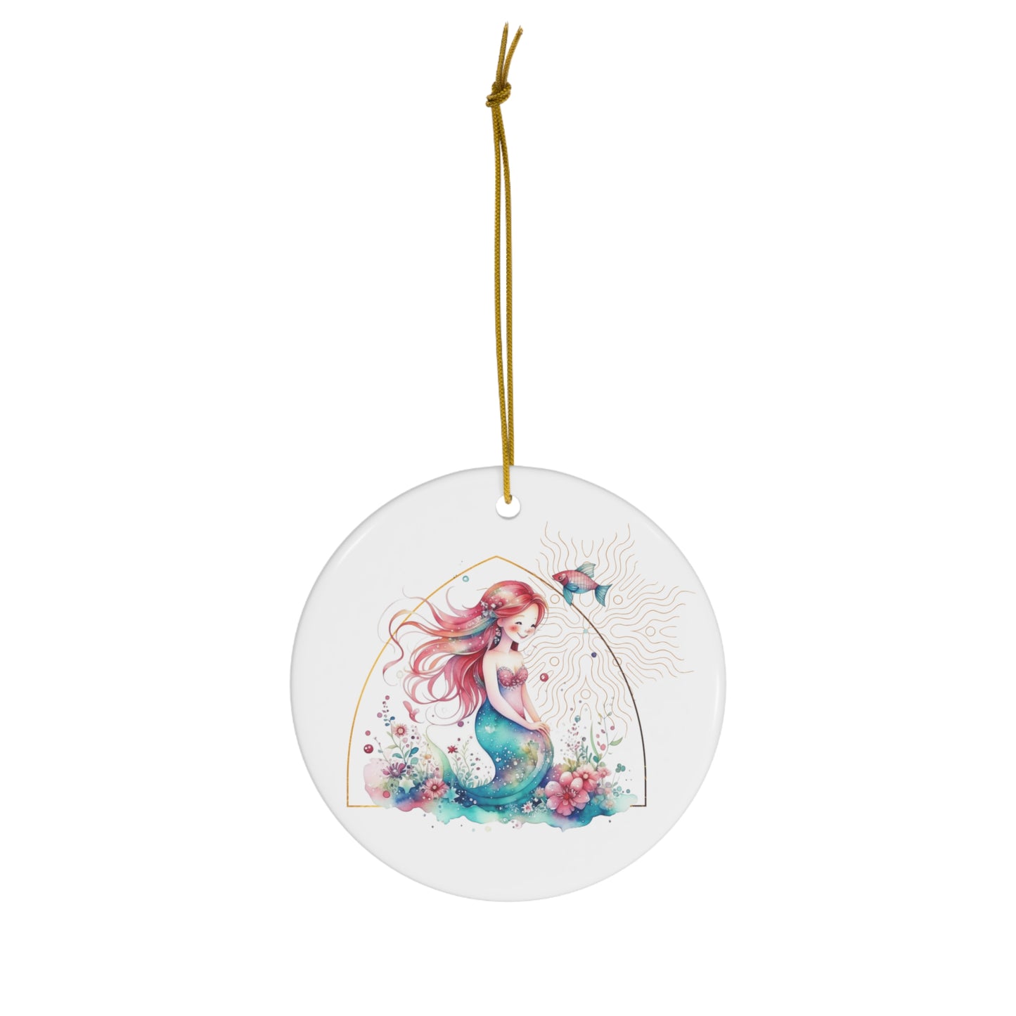 Mermaid Ceramic Ornament