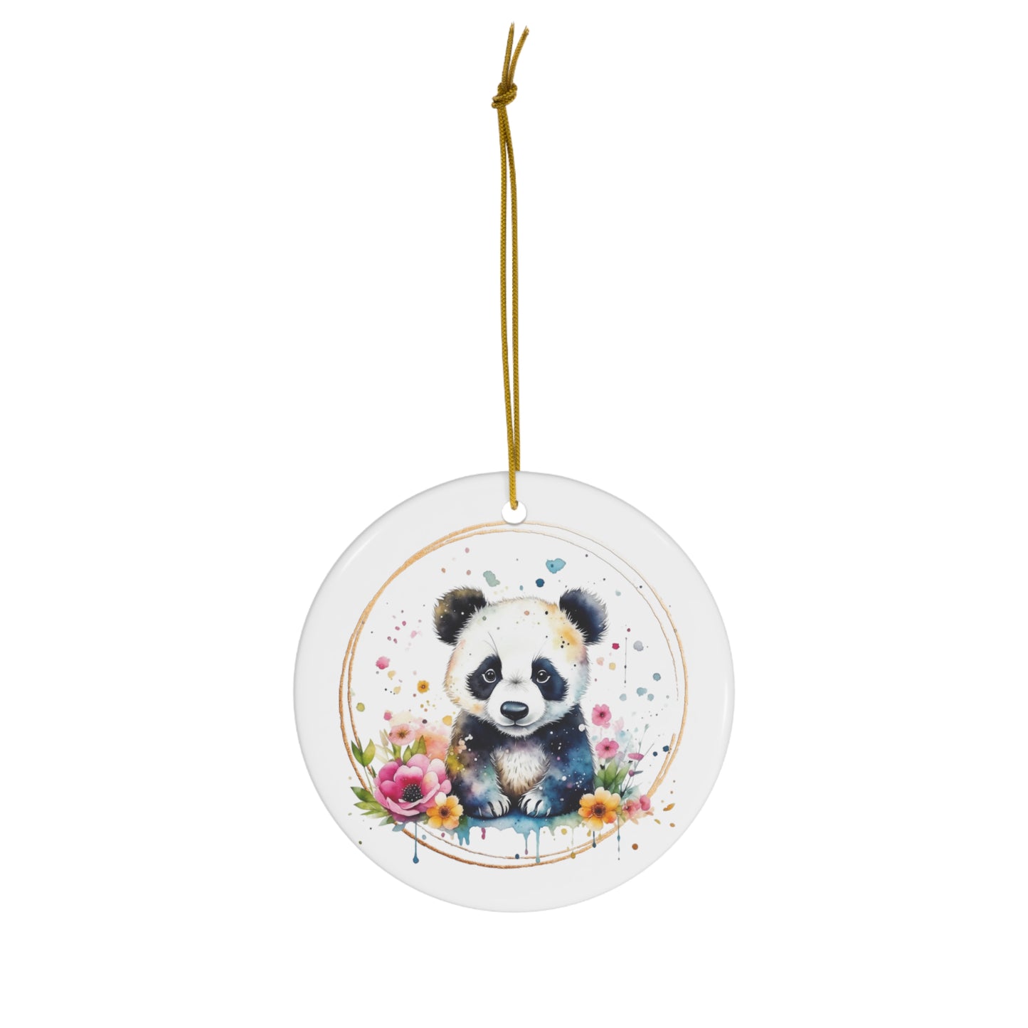 Panda Ceramic Ornament