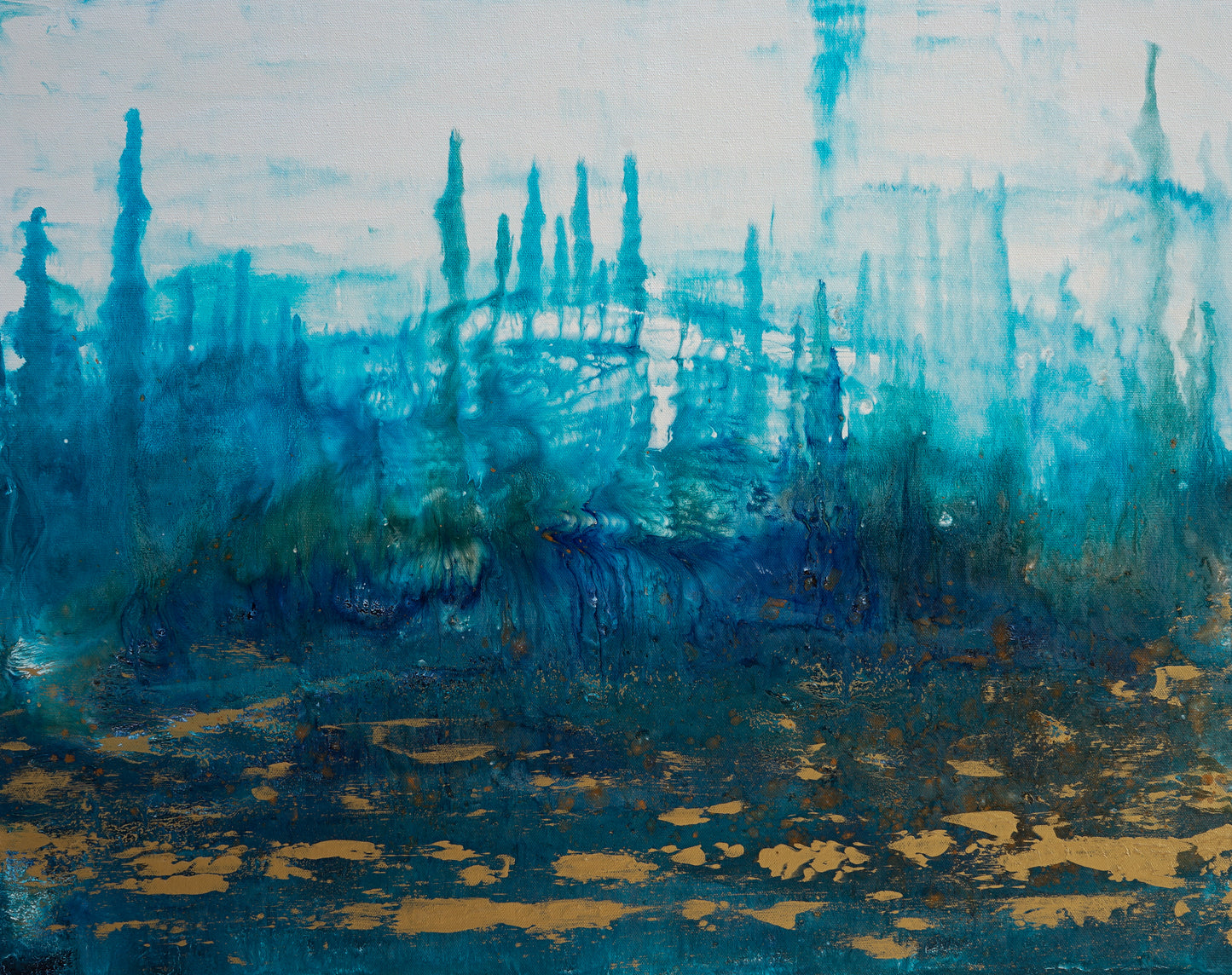 Golden Depths Original Art