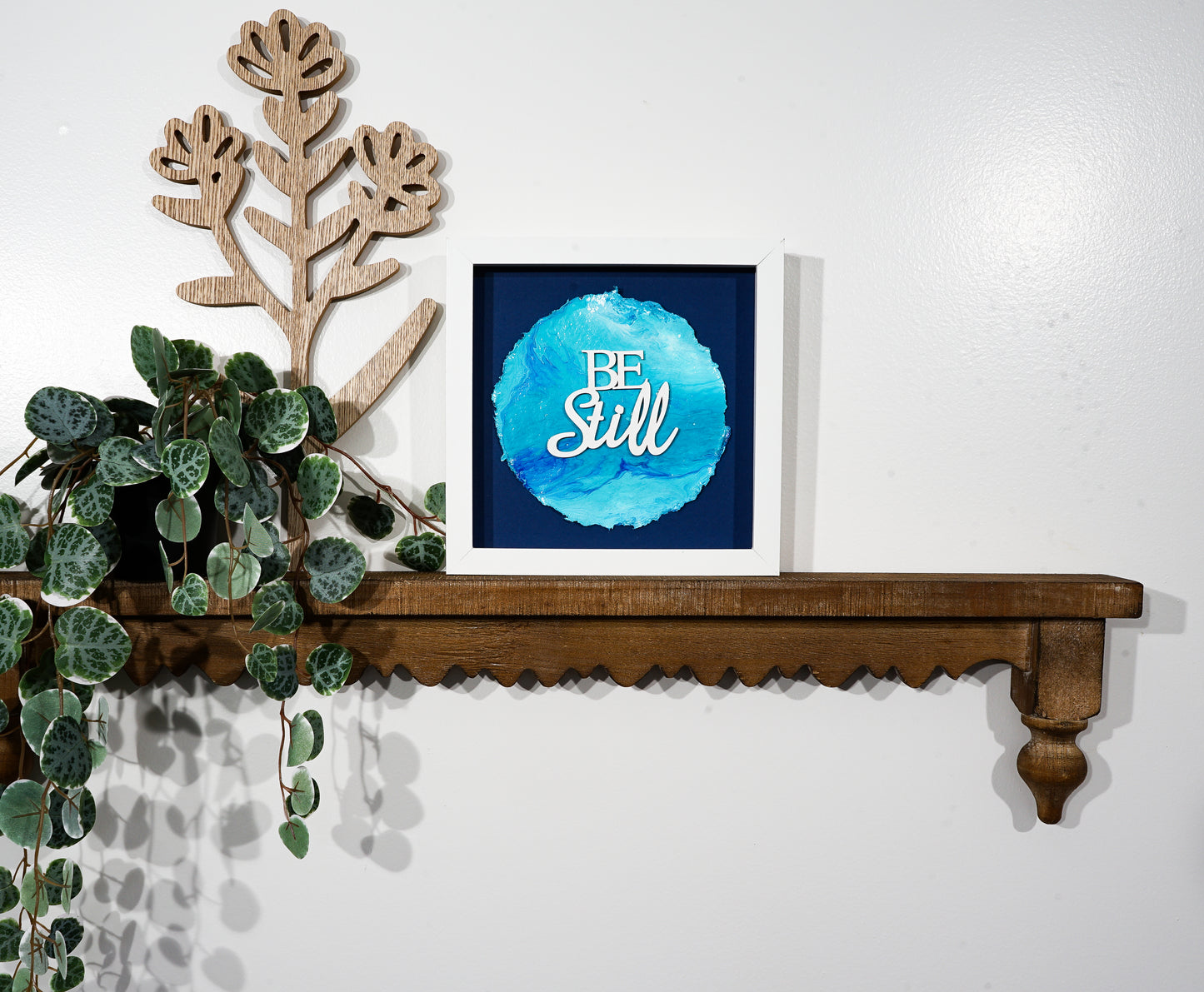 Be Still (circle) WordArt Collage