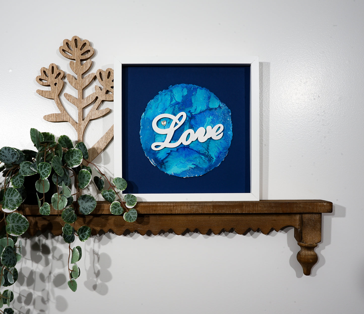 Love (circle) WordArt Collage