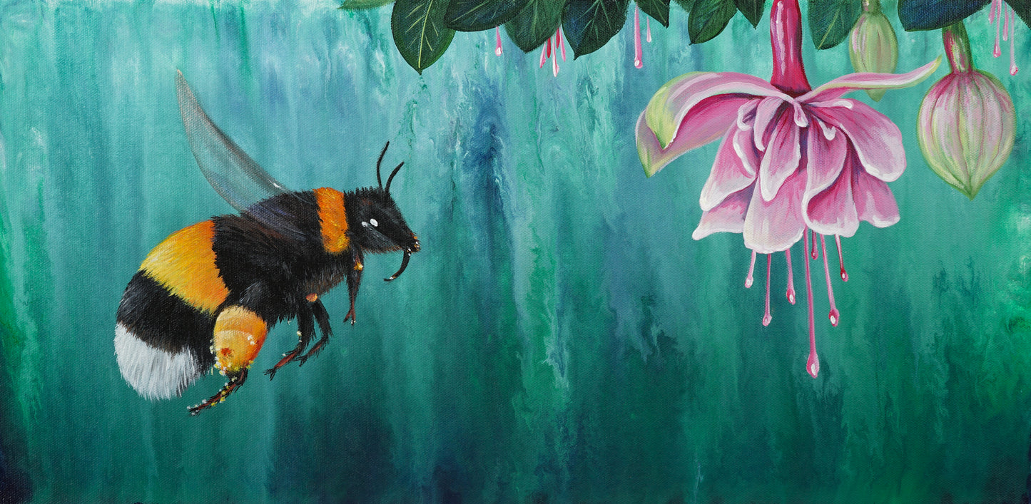 Beauty and the Bee Original Art
