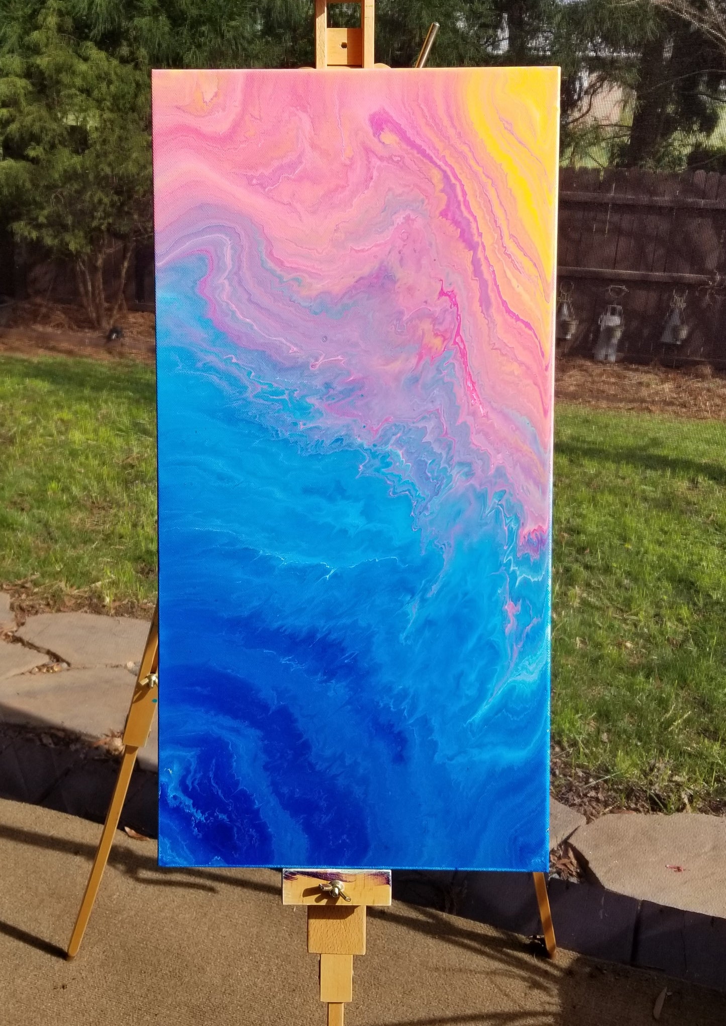 Sunset Surf 2 Original Art