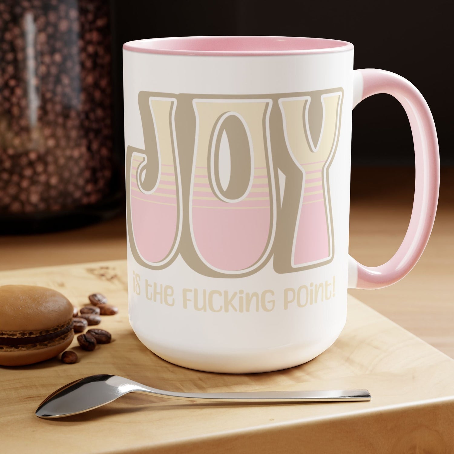 Joy (explicit) Two Tone Mug
