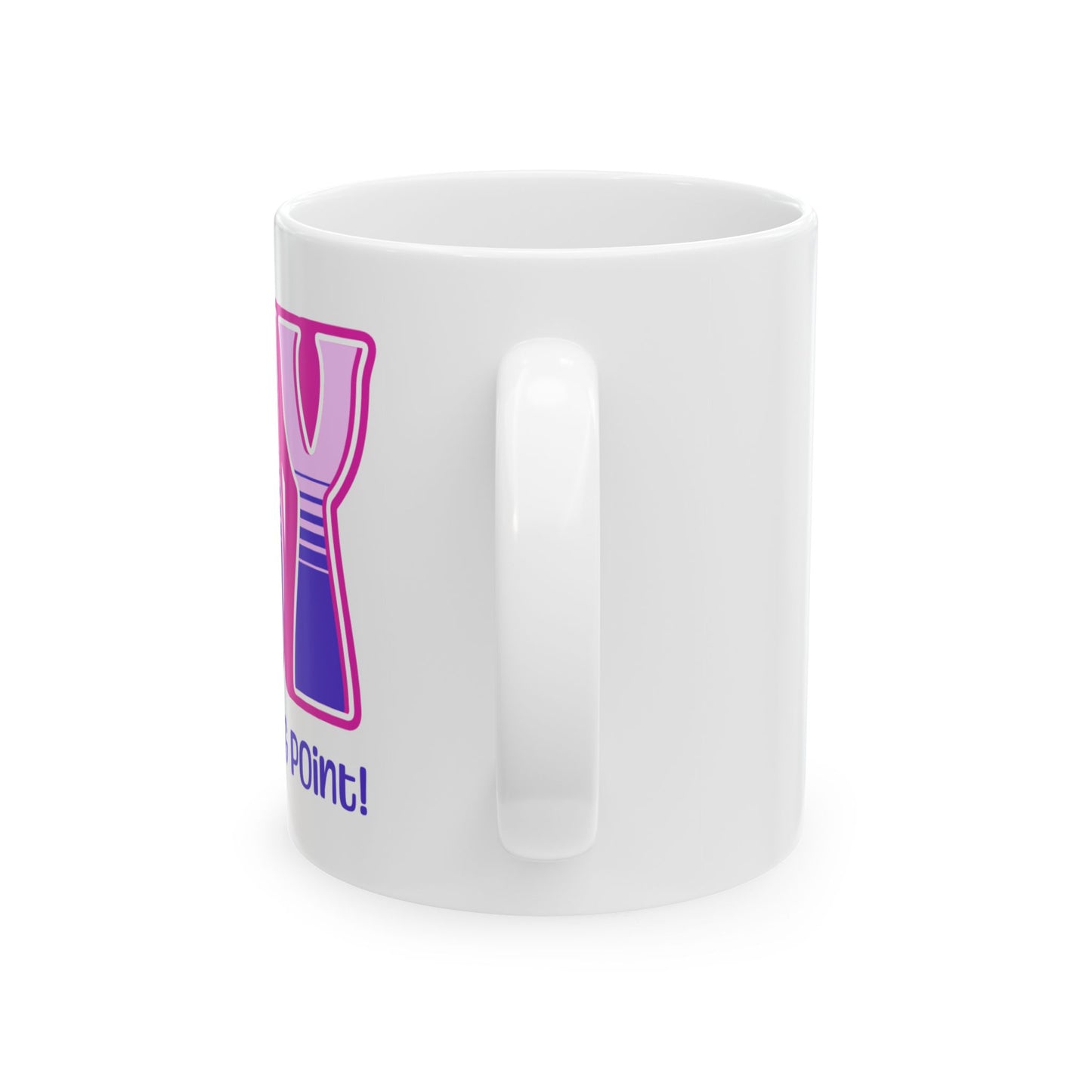 Pink Pink Purple Joy Ceramic Mug, (11oz, 15oz)