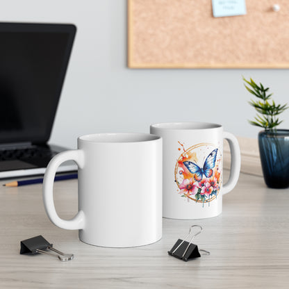 Golden Butterfly 2 Ceramic Mug 11oz