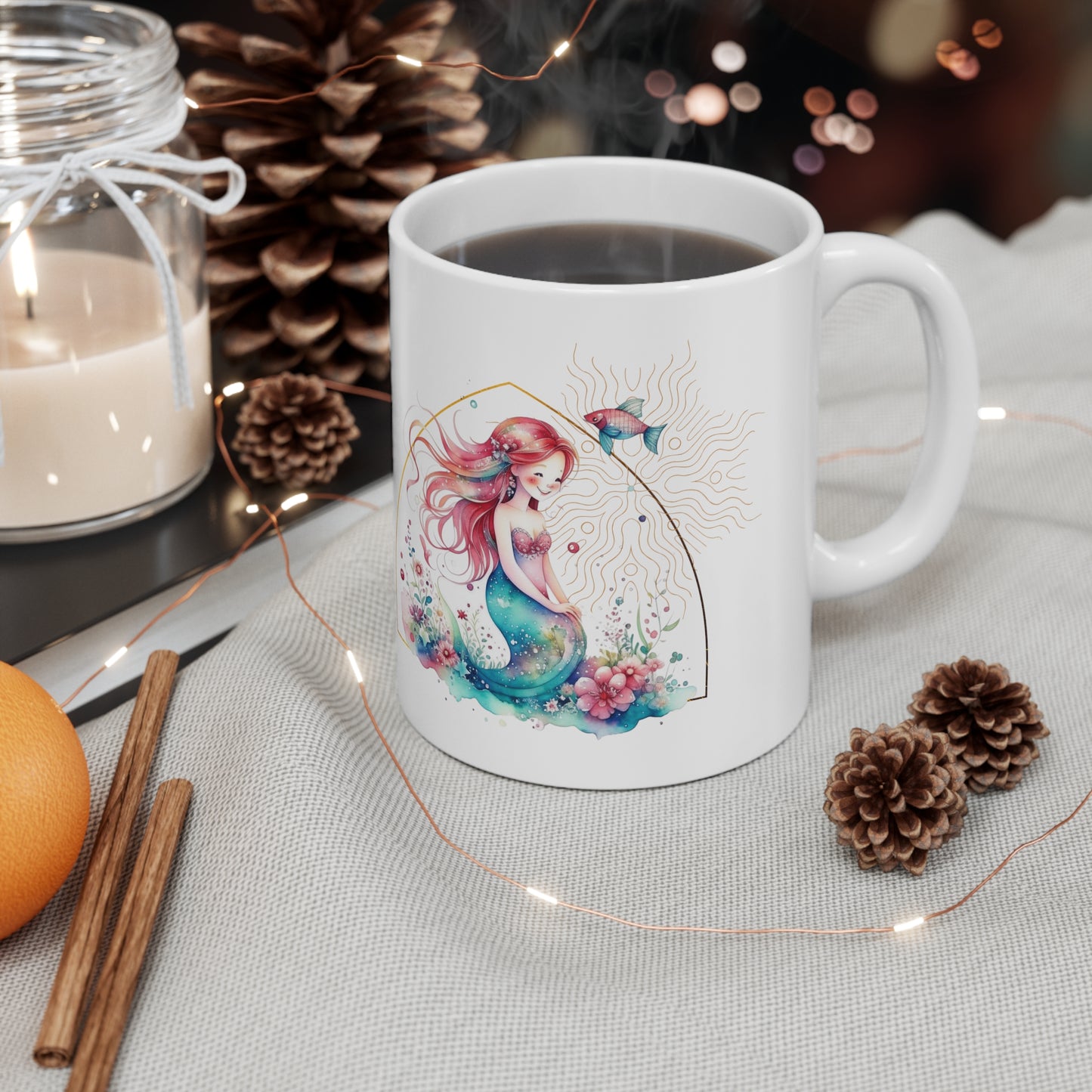 Mermaid Ceramic Mug 11oz