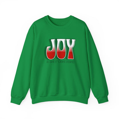 Joy (green holiday) Unisex Sweatshirt