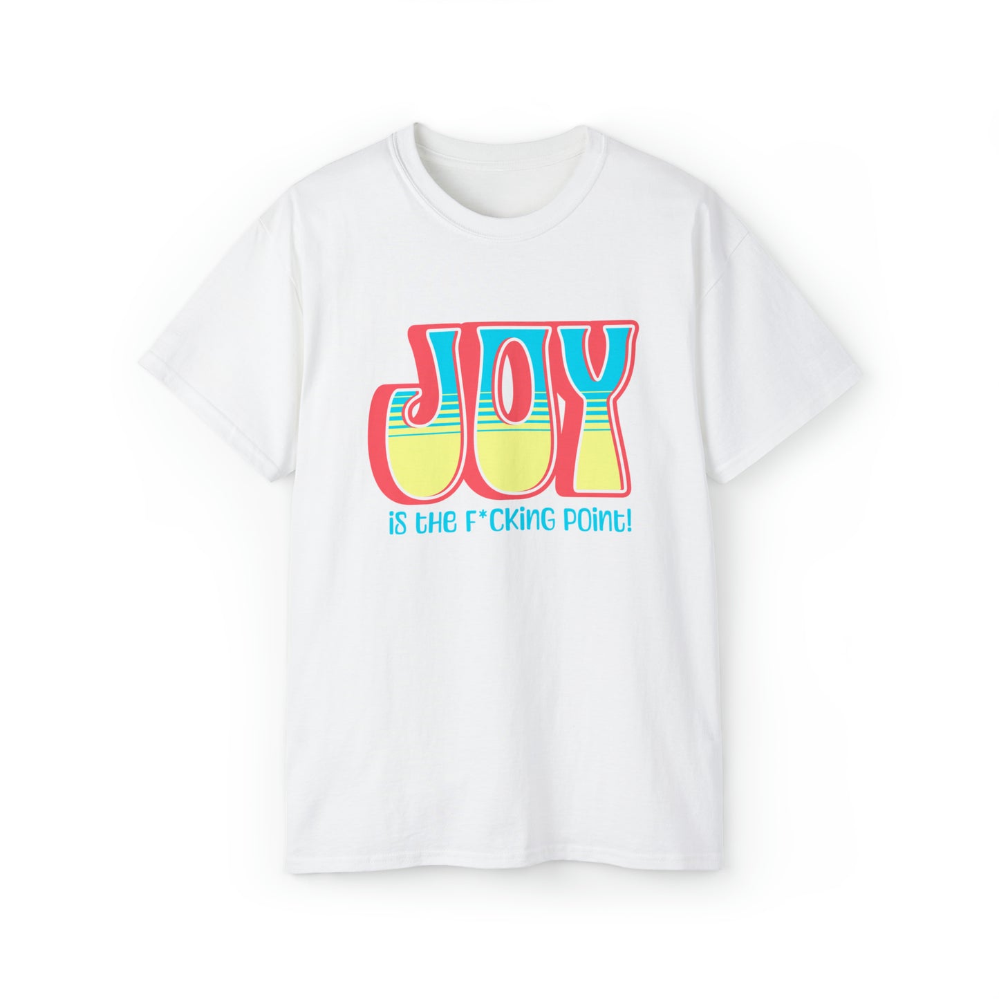 JOY (salmon blue yellow)  Unisex Ultra Cotton Tee