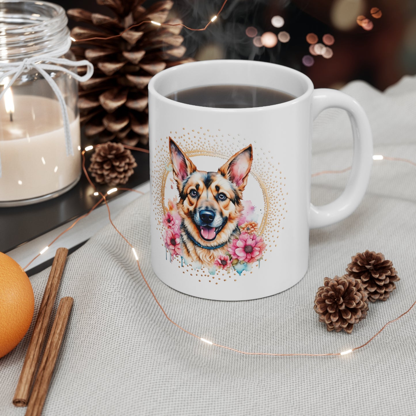 German Shepherd Ceramic Mug 11oz