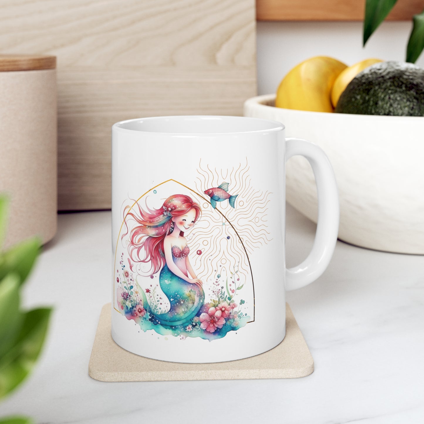 Mermaid Ceramic Mug 11oz