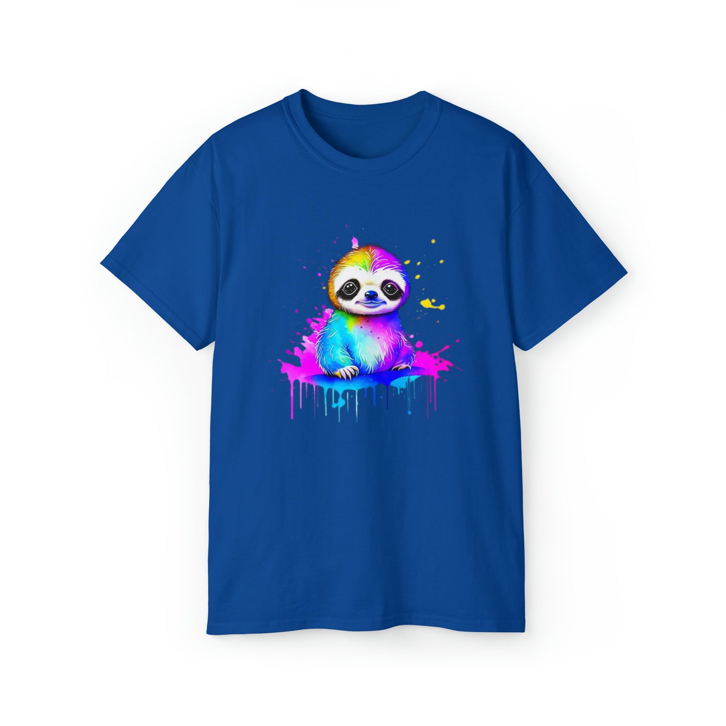 Vibrant Sloth Unisex Ultra Cotton Tee