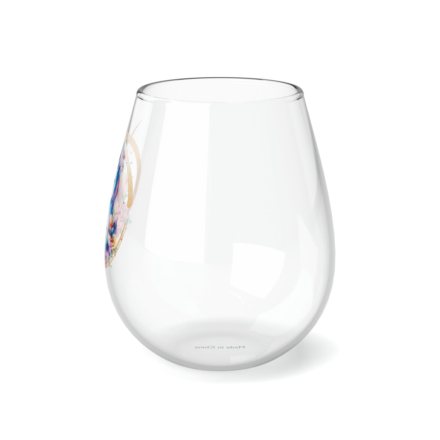 Unicorn Stemless Wine Glass, 11.75oz