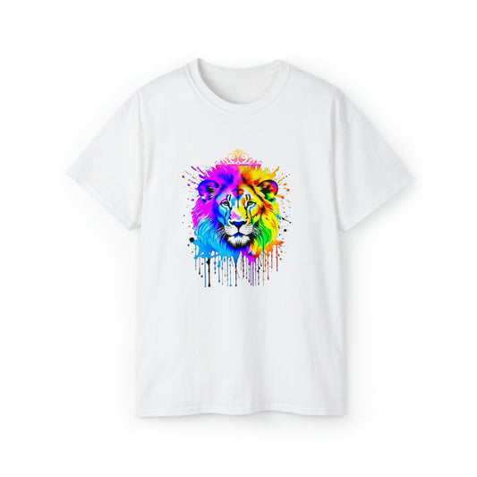 Vibrant Lion Crown Unisex Ultra Cotton Tee