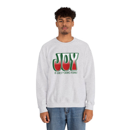 Joy (green holiday) Unisex Sweatshirt