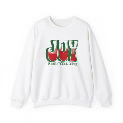 Joy (green holiday) Unisex Sweatshirt