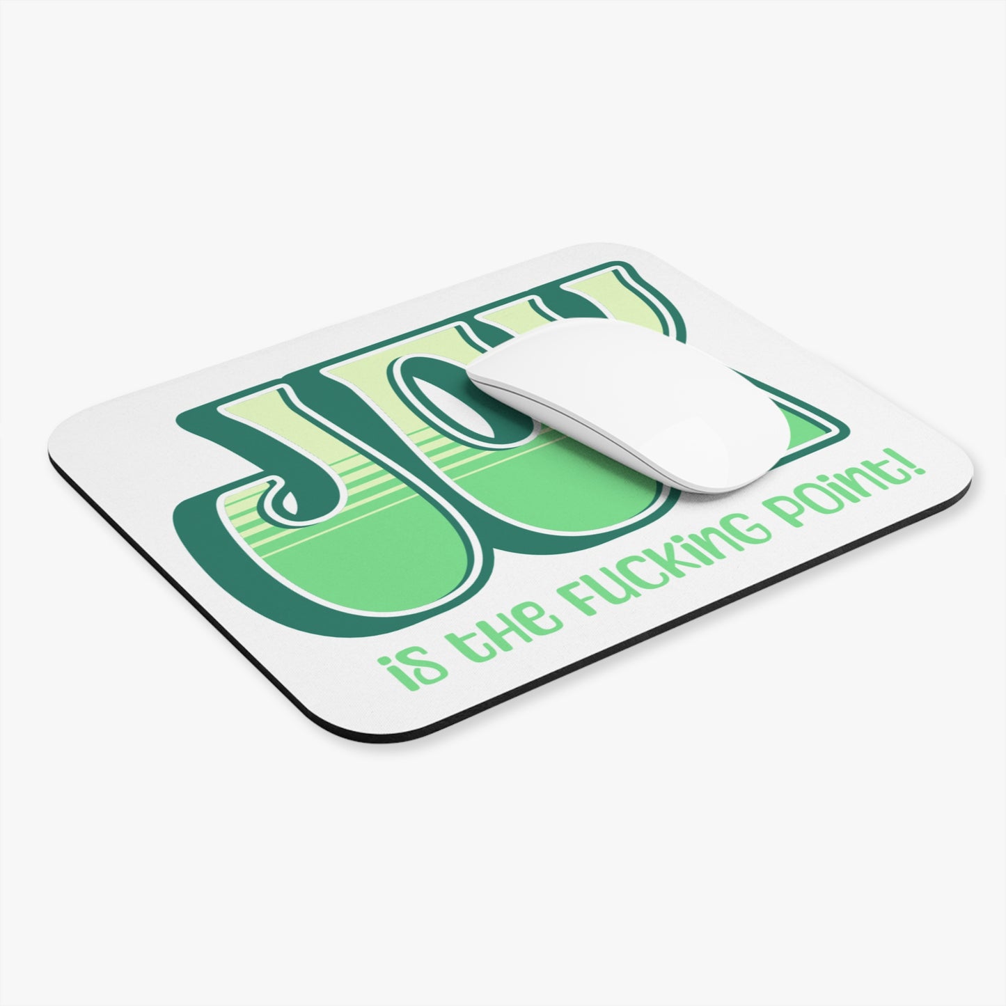 Green Green Yellow Joy Mouse Pad