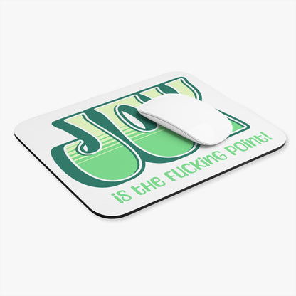 Green Green Yellow Joy Mouse Pad
