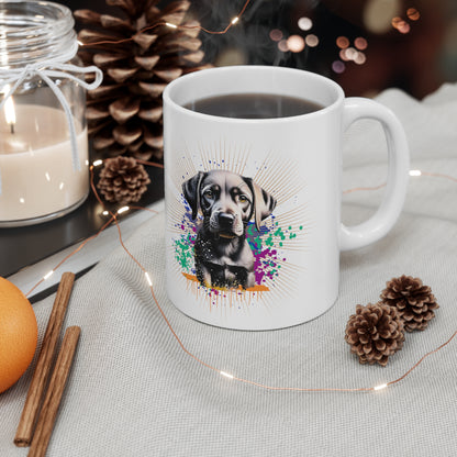 Black Lab Ceramic Mug 11oz