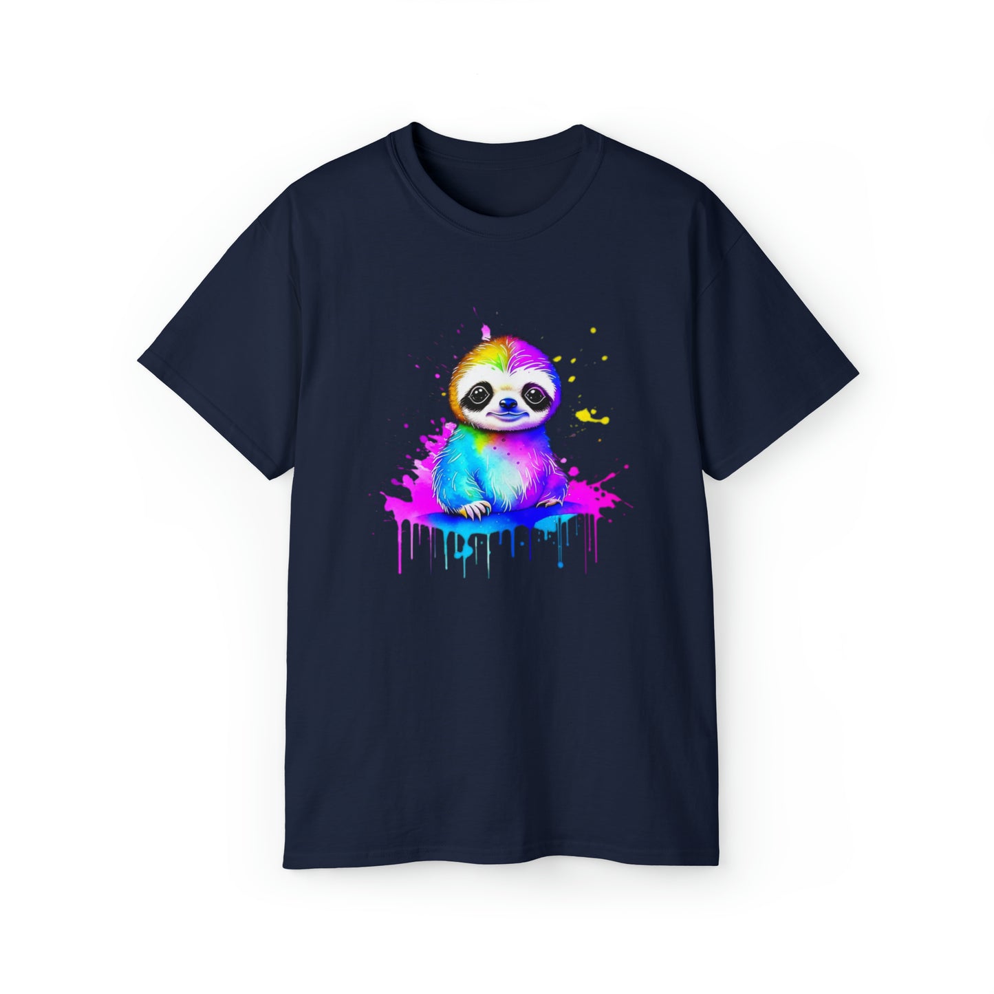 Vibrant Sloth Unisex Ultra Cotton Tee