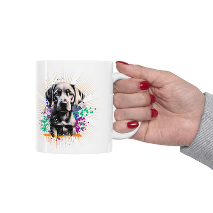 Black Lab Ceramic Mug 11oz