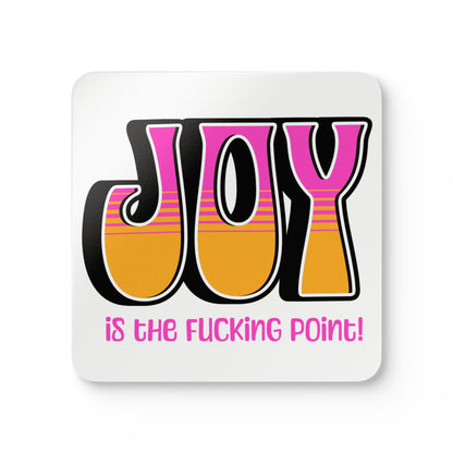 Black Pink Orange Joy Coaster Set