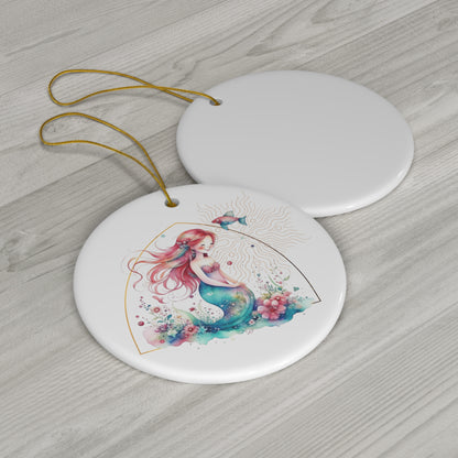 Mermaid Ceramic Ornament