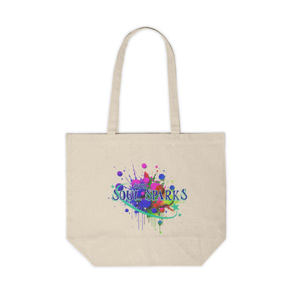 Seek Soul Sparks Canvas Shopping Bag