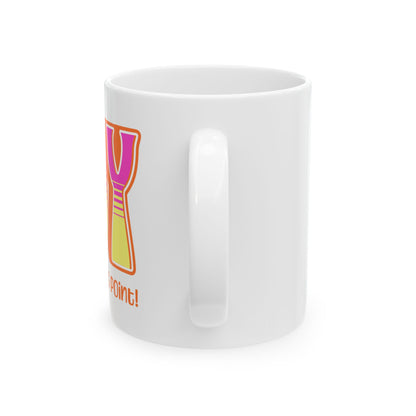 Orange Pink Yellow Joy Ceramic Mug, (11oz, 15oz)