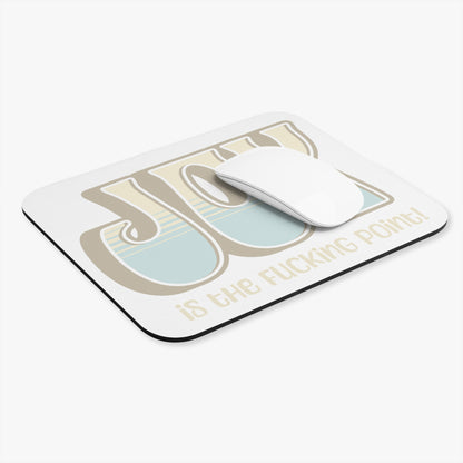 Tan Blue Joy Mouse Pad