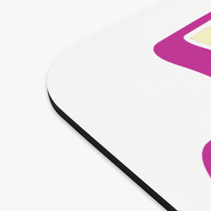 Pink Pink Yellow Joy Mouse Pad
