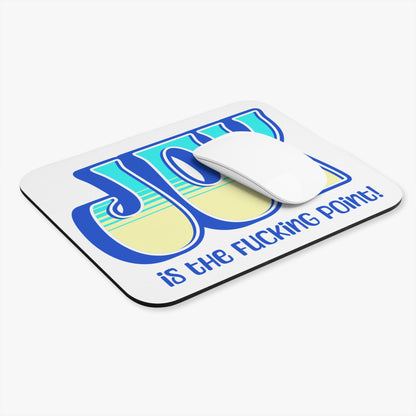 Blue Teal Yellow Joy Mouse Pad