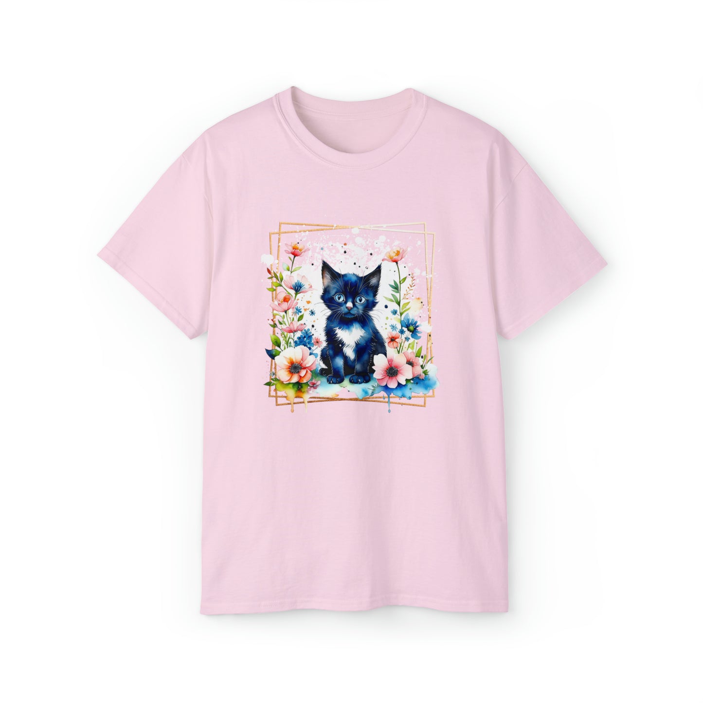 Black Kitten Unisex Ultra Cotton Tee