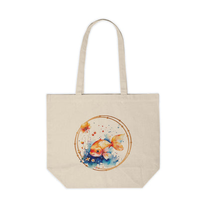 Goldfish Canvas Shopping Bag