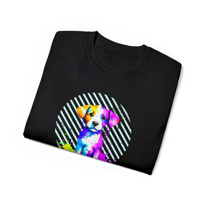 Vibrant Puppy Unisex Ultra Cotton Tee