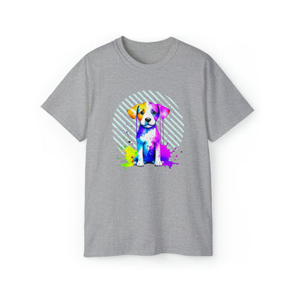 Vibrant Puppy Unisex Ultra Cotton Tee