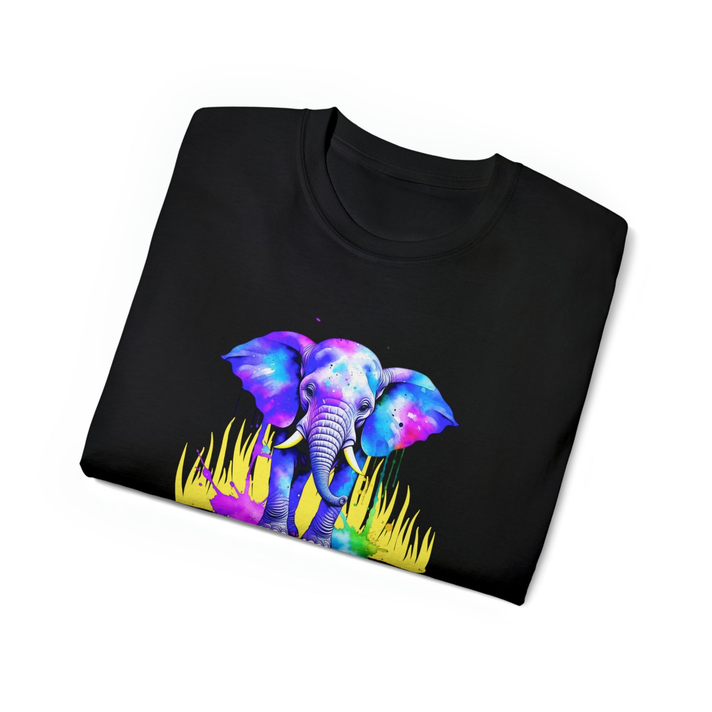 Vibrant Elephant Unisex Ultra Cotton Tee