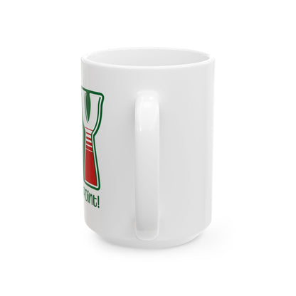 Green Holiday Joy Ceramic Mug, (11oz, 15oz)