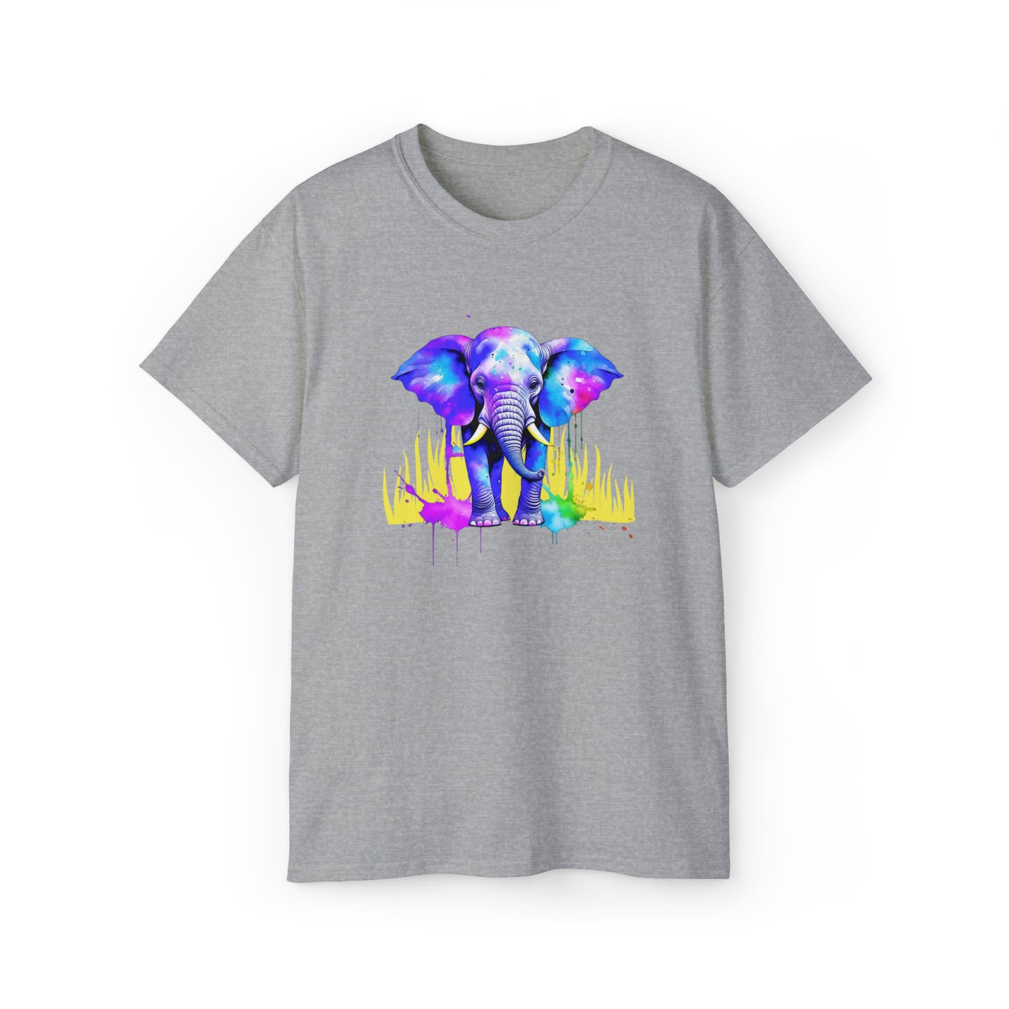 Vibrant Elephant Unisex Ultra Cotton Tee