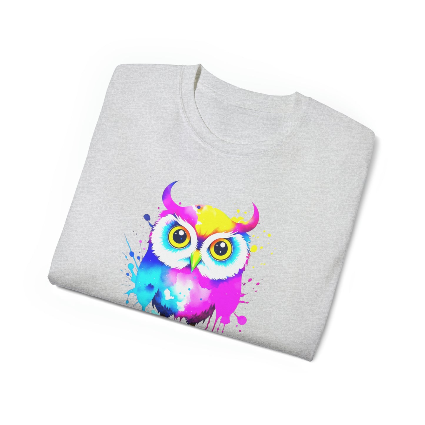 Vibrant Owl Unisex Ultra Cotton Tee