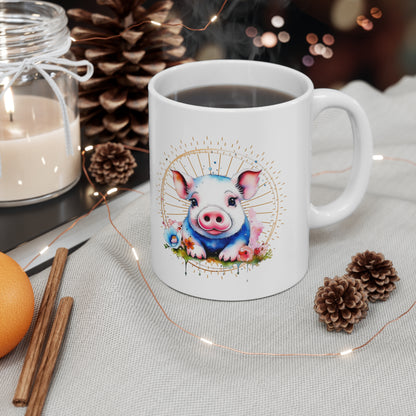 Pig Ceramic Mug 11oz