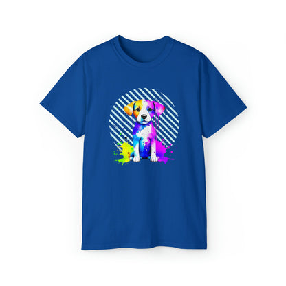 Vibrant Puppy Unisex Ultra Cotton Tee