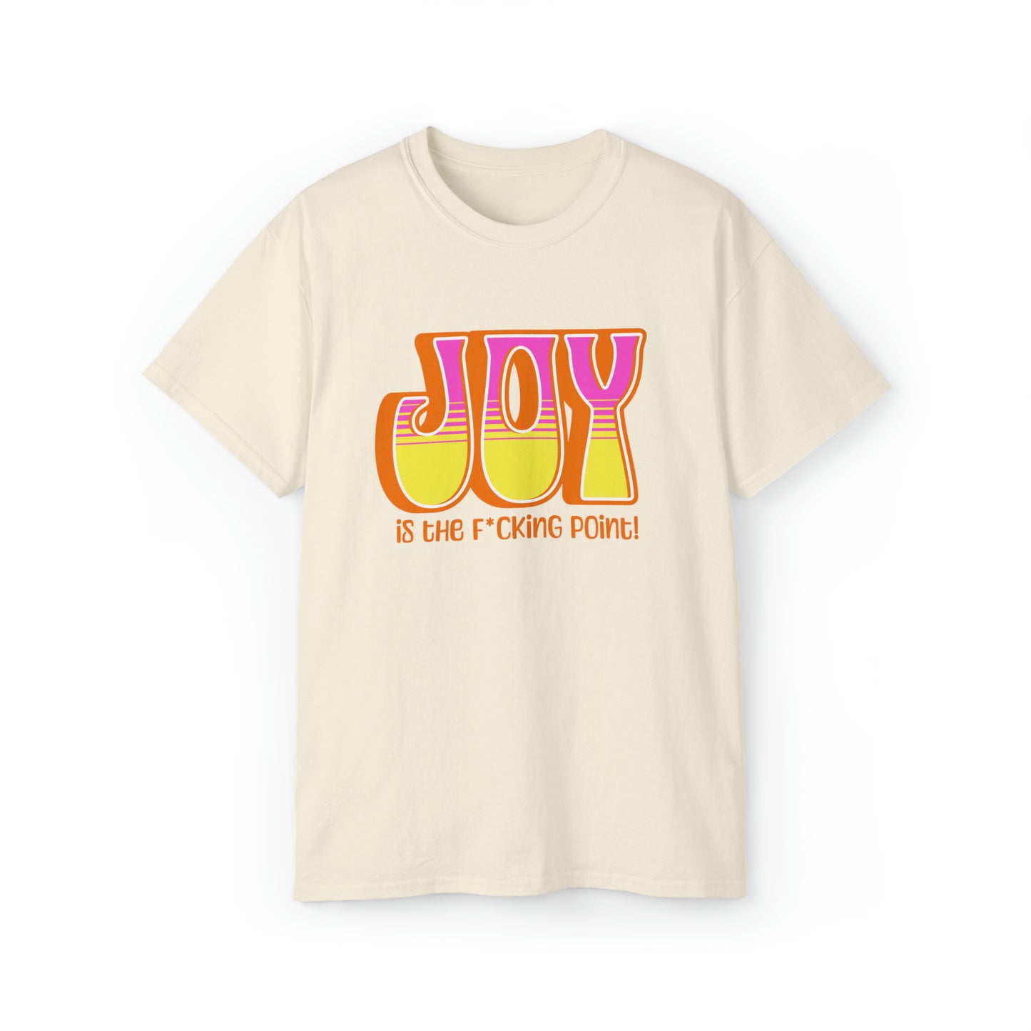 JOY (orange pink yellow)  Unisex Ultra Cotton Tee